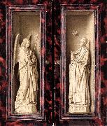 EYCK, Jan van Small Triptych (outer panels) rt oil painting artist